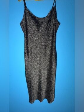 Bailey/ 44 Brown Cowl Neck Reptile Print Satin Midi Slip
Dress